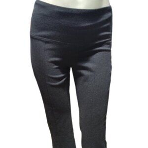 Athena Marie Rayon Gray Casual Pull-On Flat Front Pants Women's Size Medium